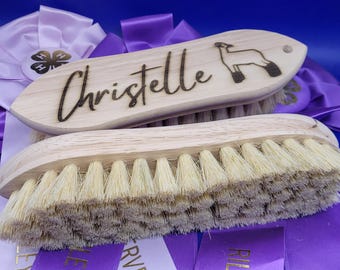 Custom Sheep Brush: Personalized Livestock Showman Gift