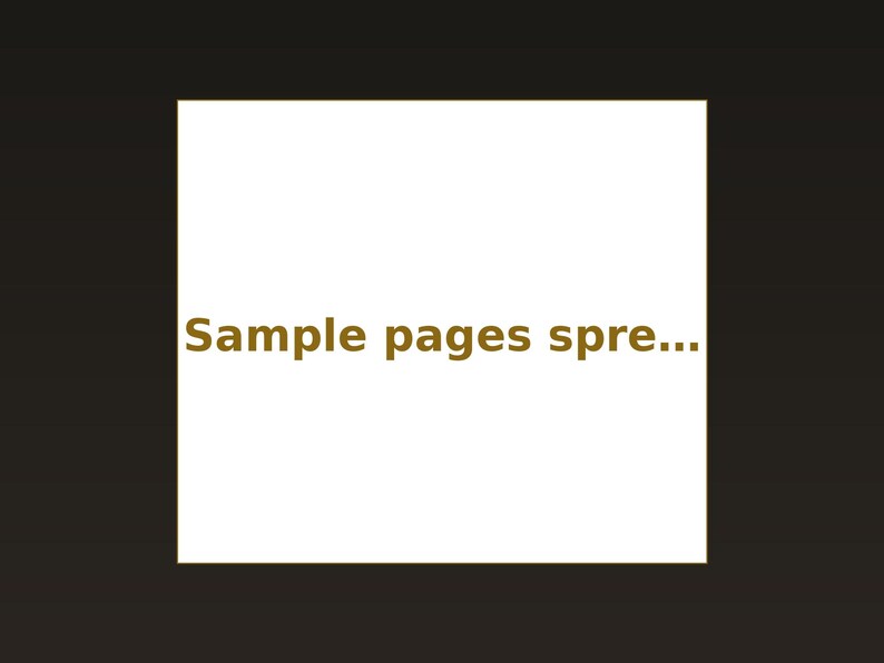 May include: A square white graphic featuring the text "Sample pages spre..." in a bold, dark brown sans-serif font centred against a solid black background. The text is horizontally aligned and clearly legible within the white rectangular area.