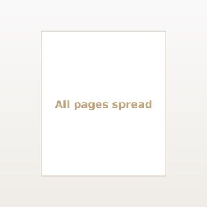 May include: A rectangular white graphic featuring the text "All pages spread" in a light brown, sans-serif font. The design is centered within a thin, light brown border, creating a clean and minimalist visual presentation for digital display.