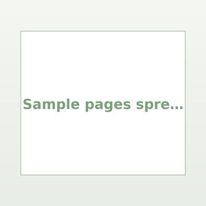 May include: A rectangular white graphic featuring the text Sample pages spre... in a muted sage green color. The text is centered horizontally and vertically within the frame, presented in a clean, sans-serif font style against the plain background.