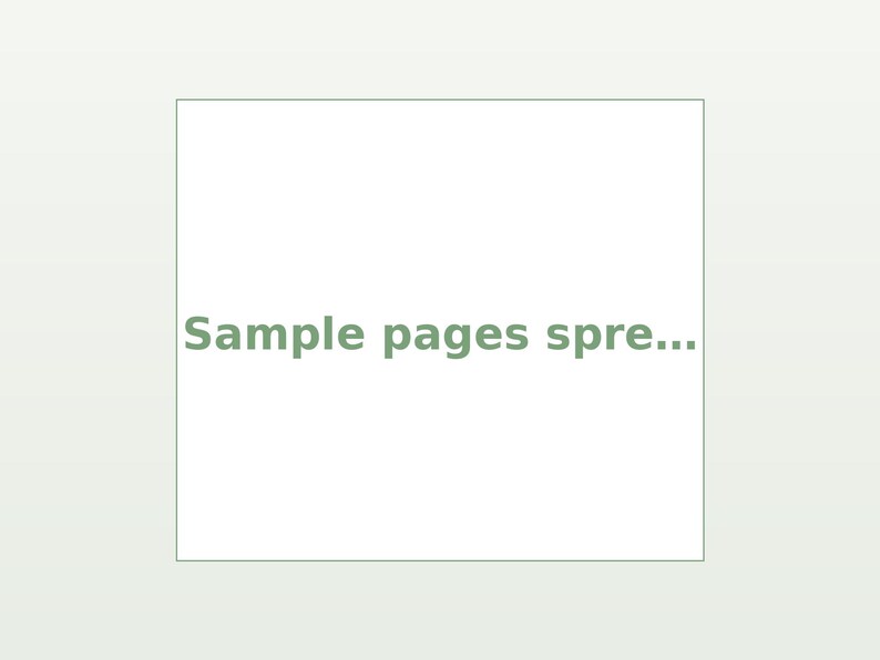 May include: A rectangular white graphic featuring the text Sample pages spre... in a muted sage green color. The text is centered horizontally and vertically within the frame, presented in a clean, sans-serif font style against the plain background.