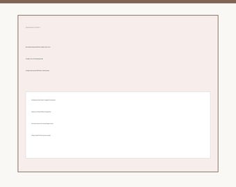 May include: A rectangular digital template featuring a light pink background with a white central box. The text includes: Business Card Vector Template & Instructions, Etsy Shop Photo Platform Guidelines, Editable Canva and Photoshop Files, and A Way to Add PDF Documents Included.