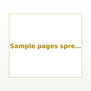 Puede incluir: Un marco rectangular con un borde fino dorado sobre un fondo blanco. Centrado dentro del marco est&aacute; el texto "Sample pages spre..." escrito en una fuente sans-serif dorada y en negrita, lo que indica una vista previa del documento.