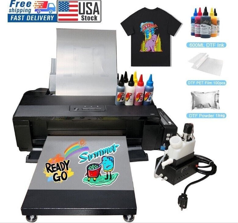 A3+ DTF Printer Machine Direct Transfer Film L1800 Converted For T shirt  GIFTS