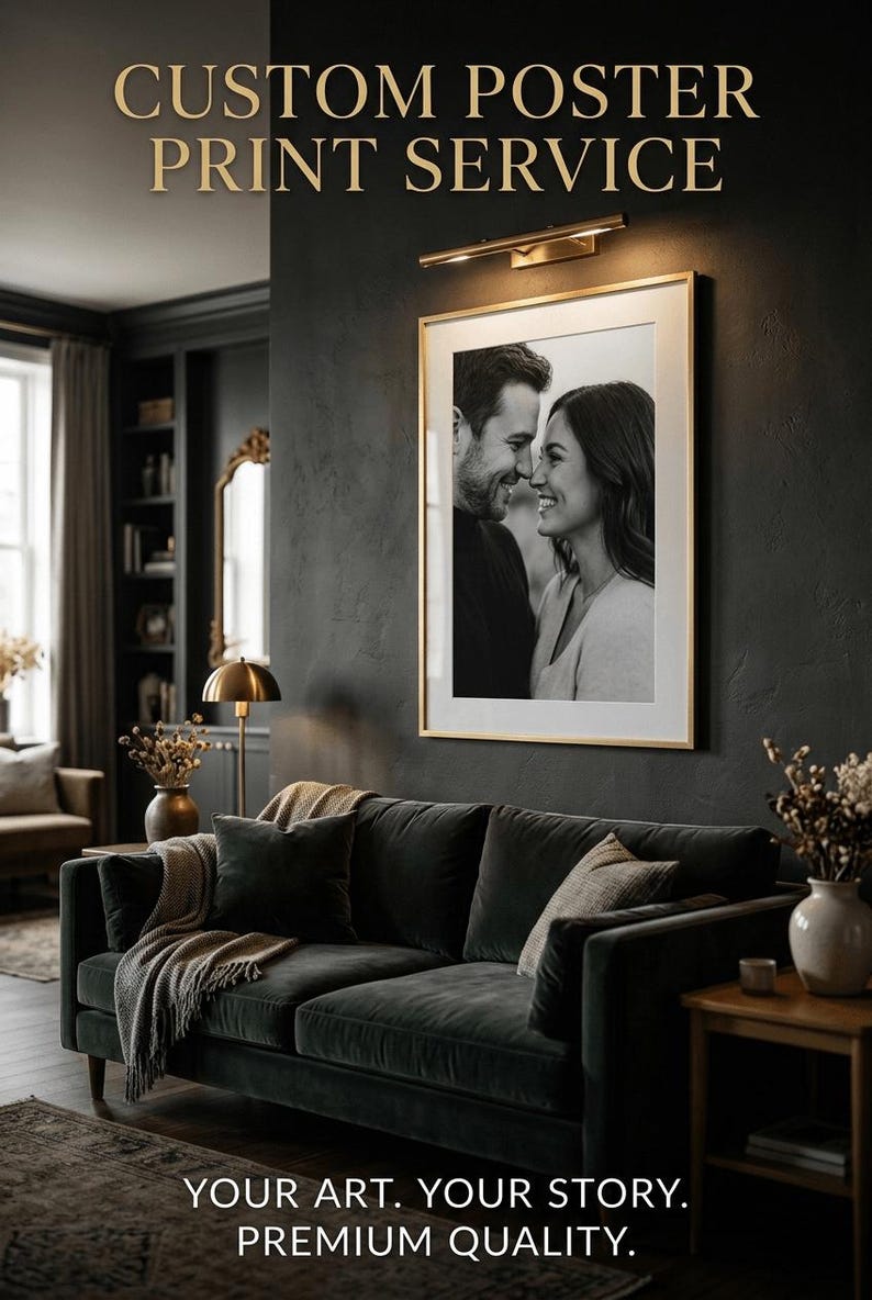 Custom Poster Print | Any Size | HD Upscale Add-on | Same Day ...