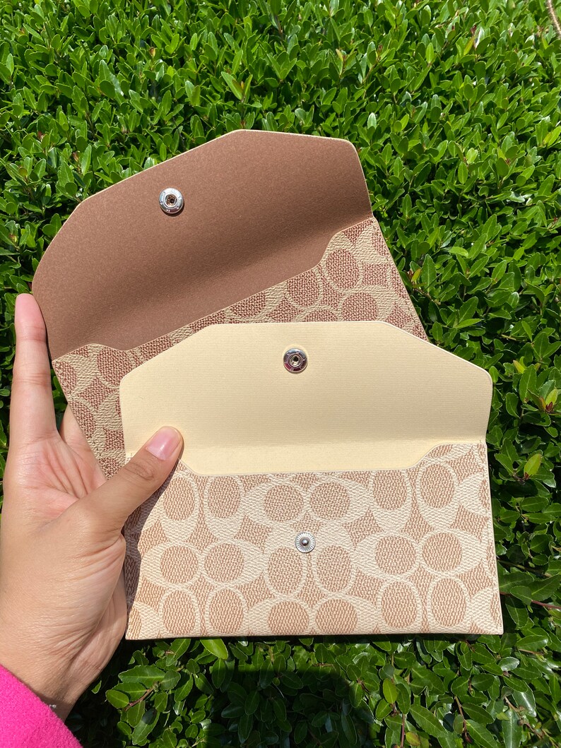 NEW Leather Envelope Luxury Envelope Wallet Cash Envelope Etsy