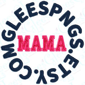 Mamá PNG / Aplique bordado / Similar a una puntada / Aplique / Similar a un parche / Manualidades de tela / Similar al fieltro / Impresión DTF / Impresión por sublimación