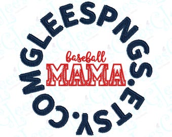 Baseball Mama Embroidery Applique Instant Download T Shirts Sweat Shirts Machine Embroidery Design  Embroidery Fabric Crafts for sale