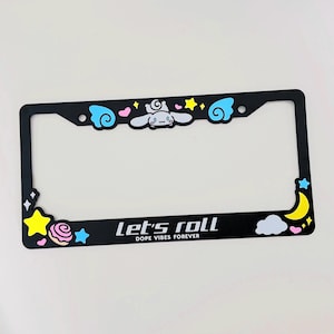 Cina License Plate Frame | Black