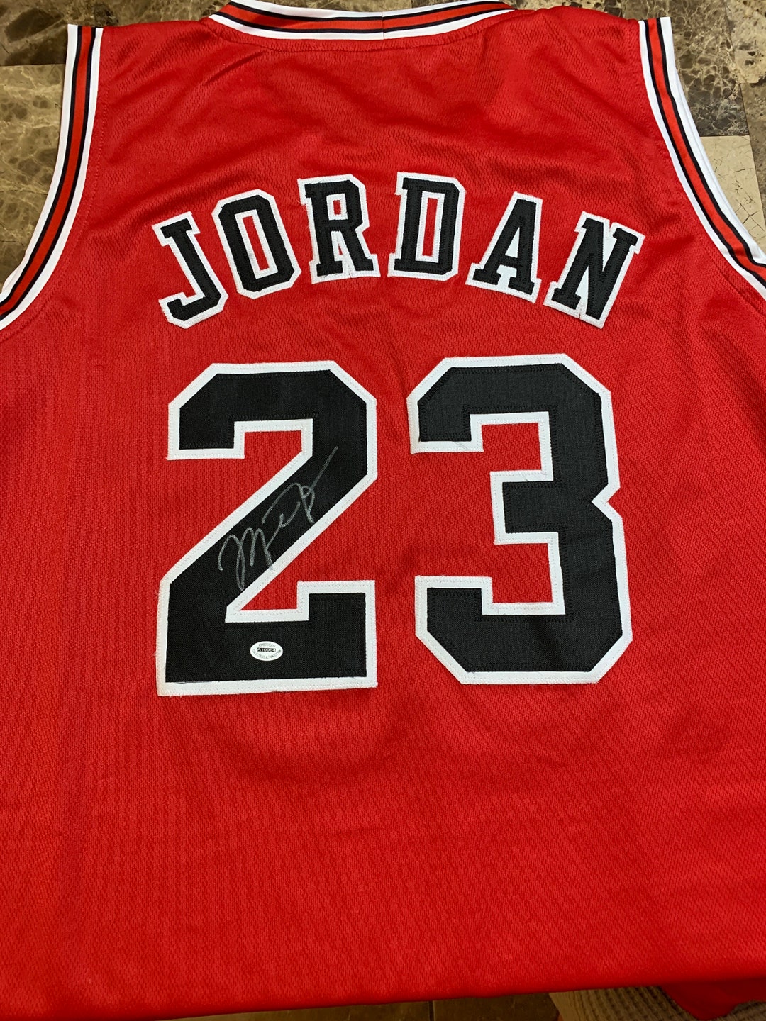 michael jordan cursive jersey