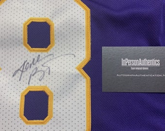 Magic Johnson Signed Lakers Logo Mitchell & Ness Snapback Hat (PSA)