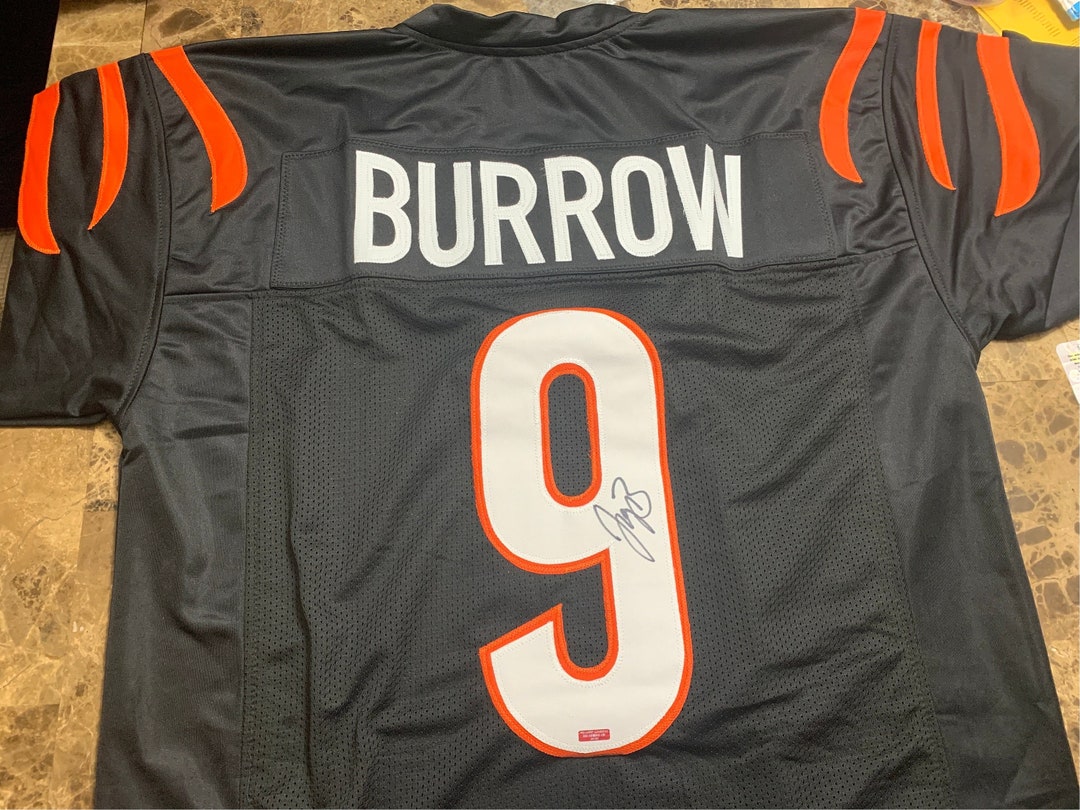 Joe Burrow Autographed Cincinnati Bengals Jersey COA Authentic Etsy