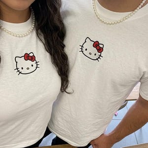 Hello Kitty Shirt, Hello Kitty Matching Shirt, Hello Kitty T-Shirt, Hello Kitty, Cute Shirt, Gifts for her, Sanrio Shirt