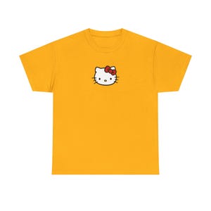 Chemise Hello Kitty, chemise assortie hello kittis, T-shirt helloe kitty, Hello Kitty, jolie chemise, cadeaux pour elle, chemise Sanrio image 8