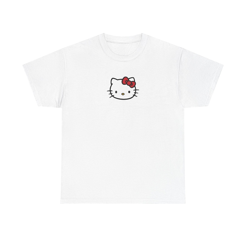 Chemise Hello Kitty, chemise assortie hello kittis, T-shirt helloe kitty, Hello Kitty, jolie chemise, cadeaux pour elle, chemise Sanrio image 3