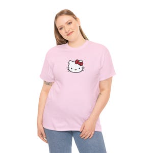 Chemise Hello Kitty, chemise assortie hello kittis, T-shirt helloe kitty, Hello Kitty, jolie chemise, cadeaux pour elle, chemise Sanrio image 11