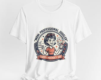 -shirt de jongleur professionnel pour maman | T-shirt graphique Fête des Mères