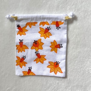 Handcrafted Daffodil Mini Tote Bag