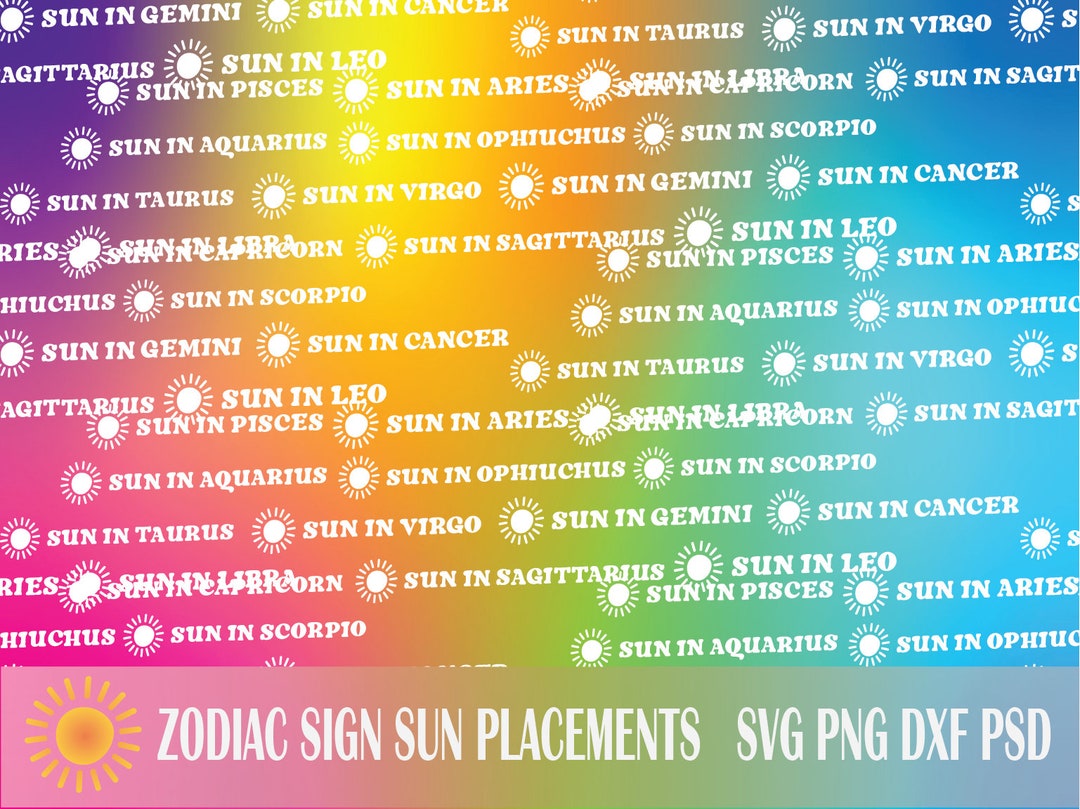 zodiac-sun-sign-placement-icon-zodiac-sign-clipart-etsy
