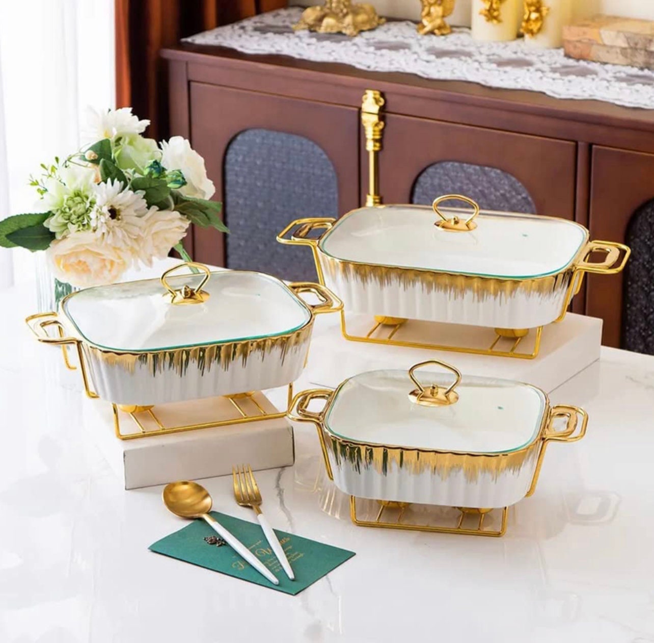 Elegant serving dishes cheap