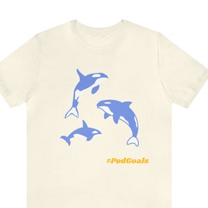 Orcas T-shirt, Orca, Killer whales, Oceans, Beach, Gift for her, Gift for him, Killer whale gift, ocean life shirt, orca shirt, whales