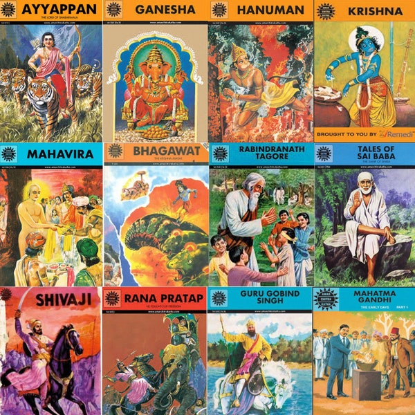 Plus de 90 livres d'Amar Chitra Katha