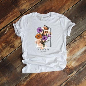 Birth Month Flower Tees