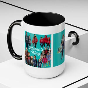 Mug à café personnalisé (11 oz et 15 oz) - Mug personnalisé avec vos propres photos, idée cadeau photo unique, mug en céramique personnalisable, personnalisé