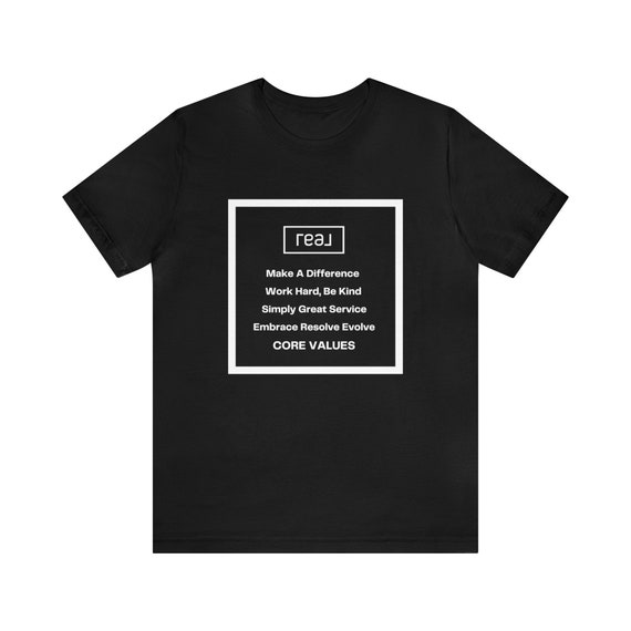 Real Core Values Unisex Short Sleeve Tee