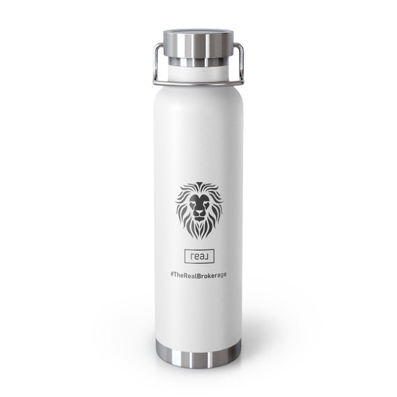 Real Lion In The Room Copper Vacuum Insulated Bottle, 22oz
