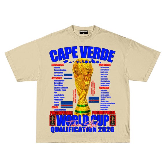 トップス cape shirt WORLDCUP CAPEVERDE Tshirt - Etsy