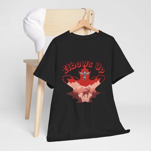 Canada Elbows Up Unisex Tee, Canadian Pride Shirt, Patriotic Gift, Canada Day Apparel