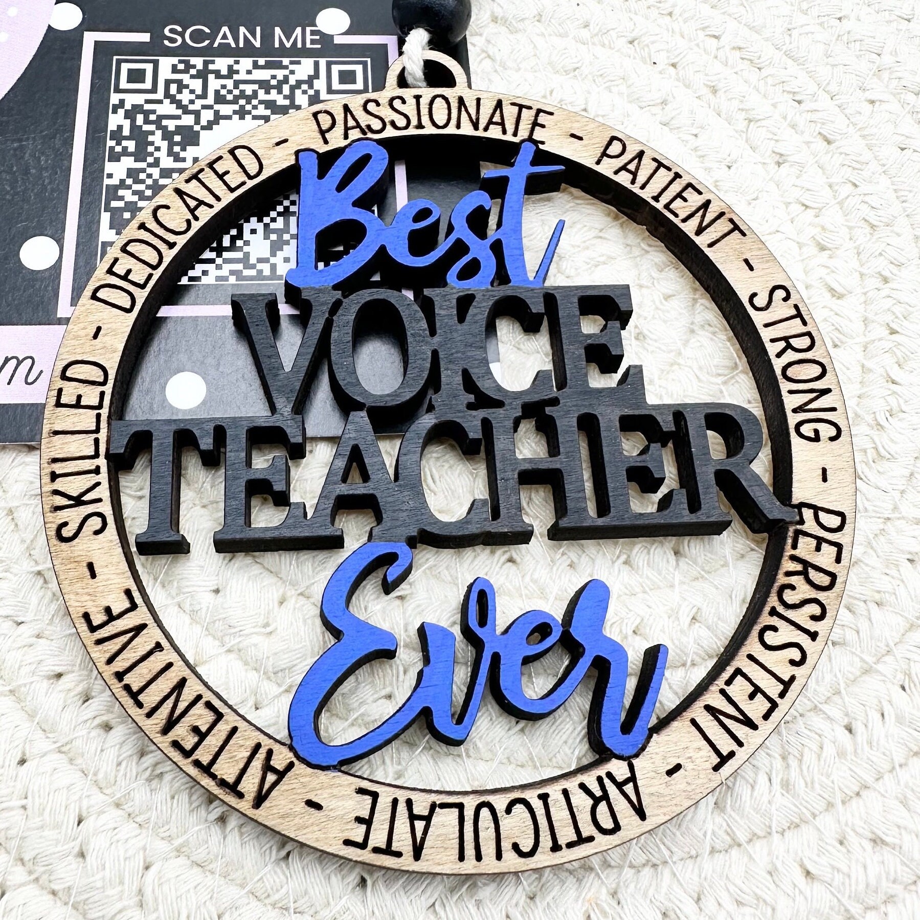 Singing Lessons Gift Maple Voice Teacher Ornament, Vocal Coach Gift - Etsy