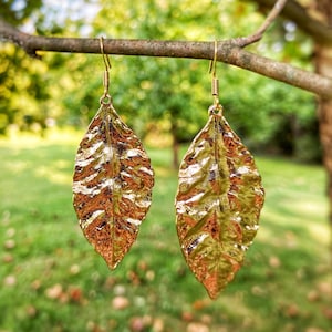 Gold Leaf Earrings