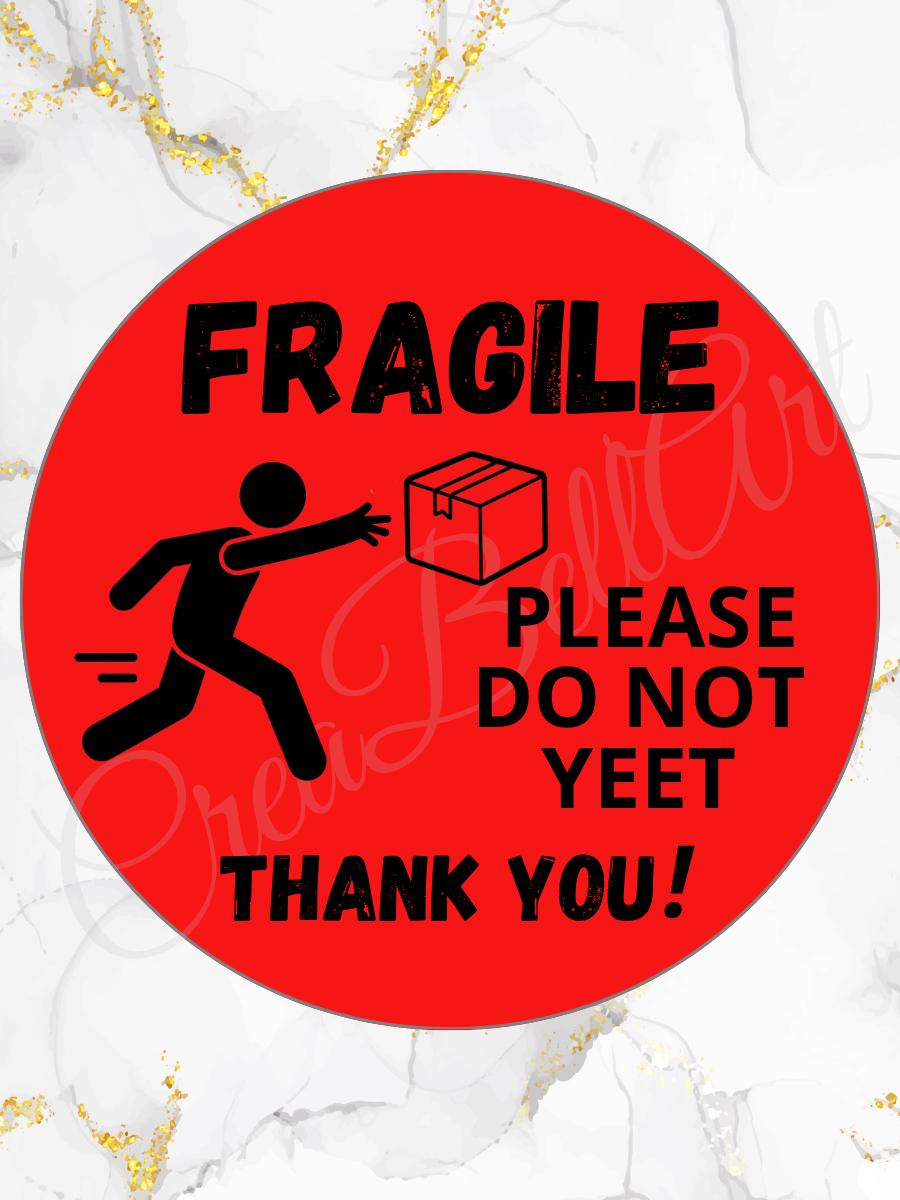 Fragile Stickers - Etsy