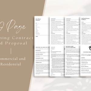 Cleaning Services Contract | Cleaning Business Housekeeper Agreement | Cleaning Services Bundle | Client Agreement | Contractor Contract
