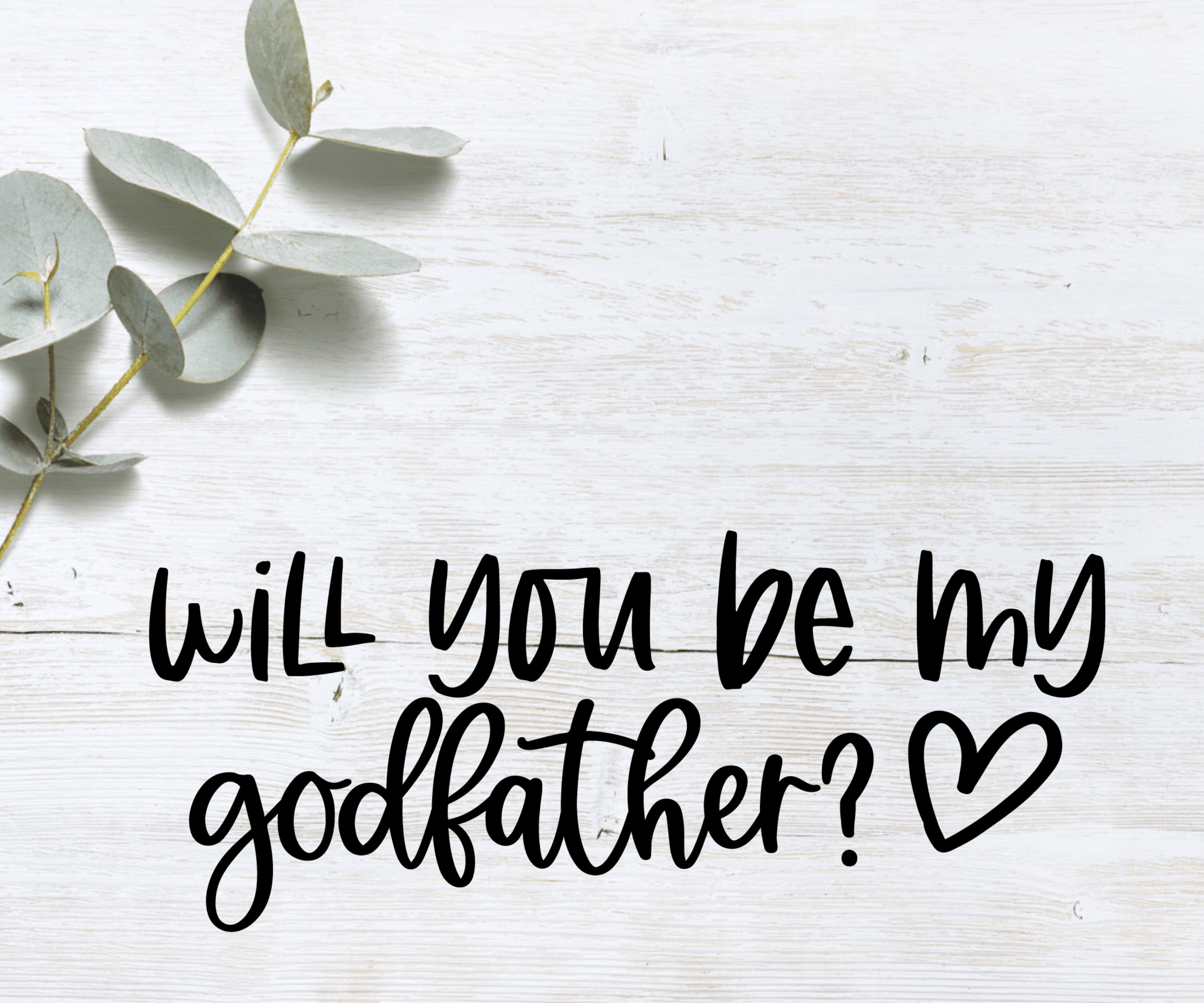 Will You Be My Godfather SVG, Baby SVG, Godparent Proposal, Baby