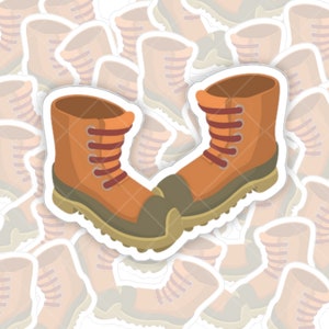 Regen und Schlamm Enten-Stiefel Vinyl innen/außen Aufkleber - Ein niedlicher Aufkleber für Ihr MacBook ThinkPad Laptop Computer Wasserflasche oder Notebook