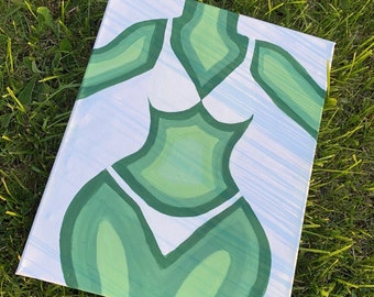 green thermal body art