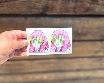 pink hashira v1 anime sticker || vinyl decal ||