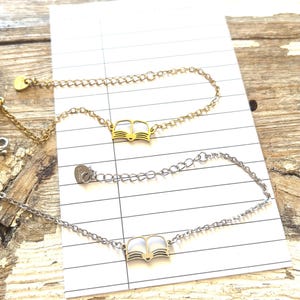 Book Bracelet: Book Lover Gift, Costume Jewelry