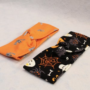 Twisted Headband, Halloween Headband, stretchy, Fall Headbands, Halloween, Women&#39;s Headband, Nurse Headbands, Gift for Women, Gifts for mom,
