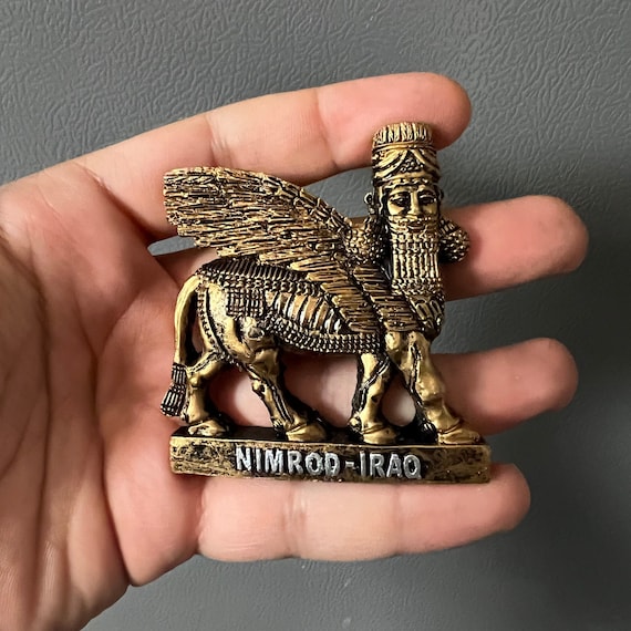Iraqi History Fridge Magnet: Babylon Lion, Ishtar Gate, Nimrod - Etsy