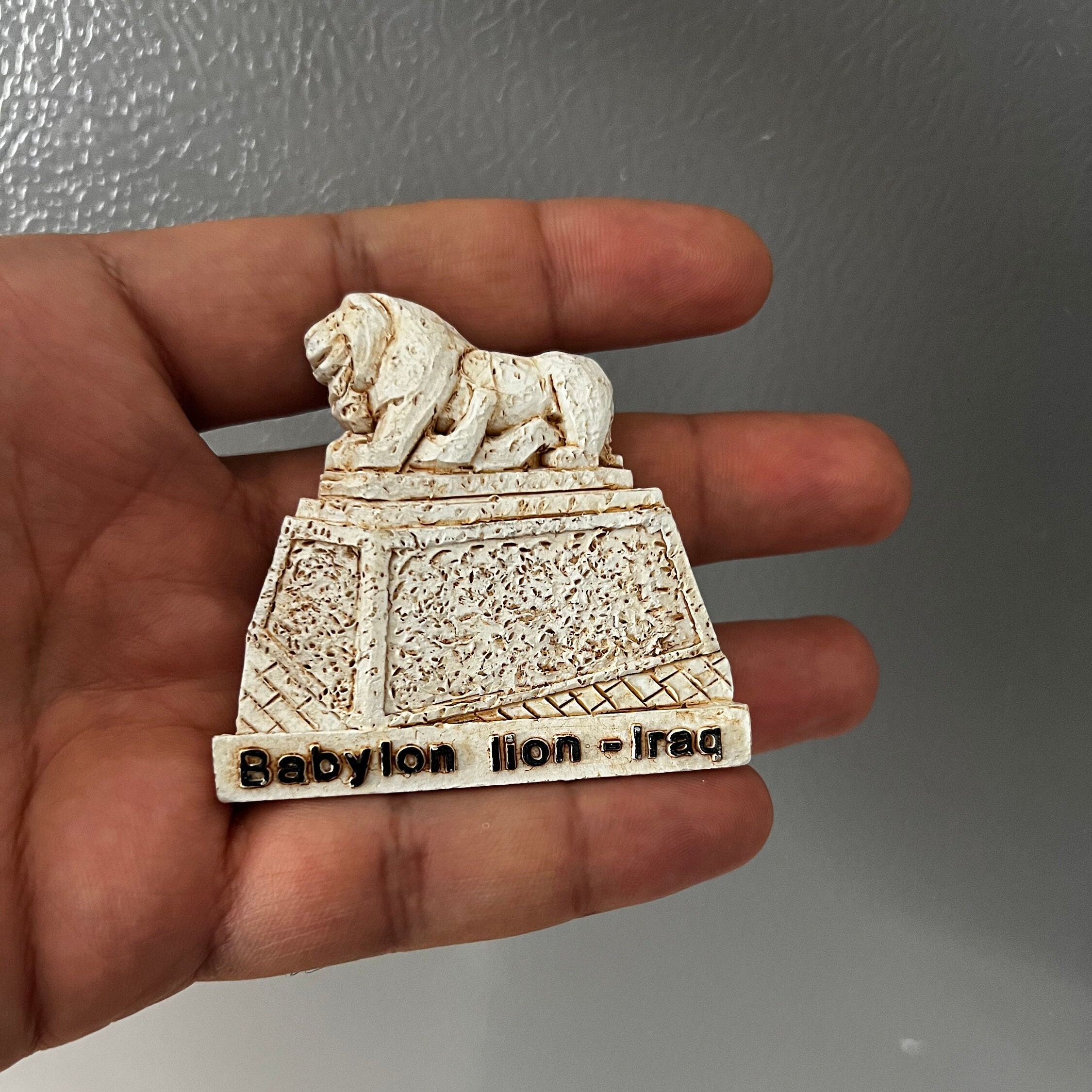 Iraqi History Fridge Magnet: Babylon Lion, Ishtar Gate, Nimrod - Etsy