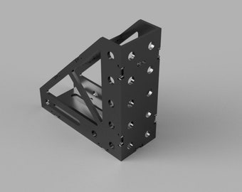 Archivo DXF cuadrado mediano para accesorio de soldadura de 100x250 mm