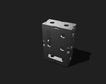 Archivos DXF del bloque de fijación de la mesa de soldadura 123 de 50 mm