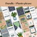 Boho Plants Calm Classroom Decor Bundle |plants Please | Serene ...