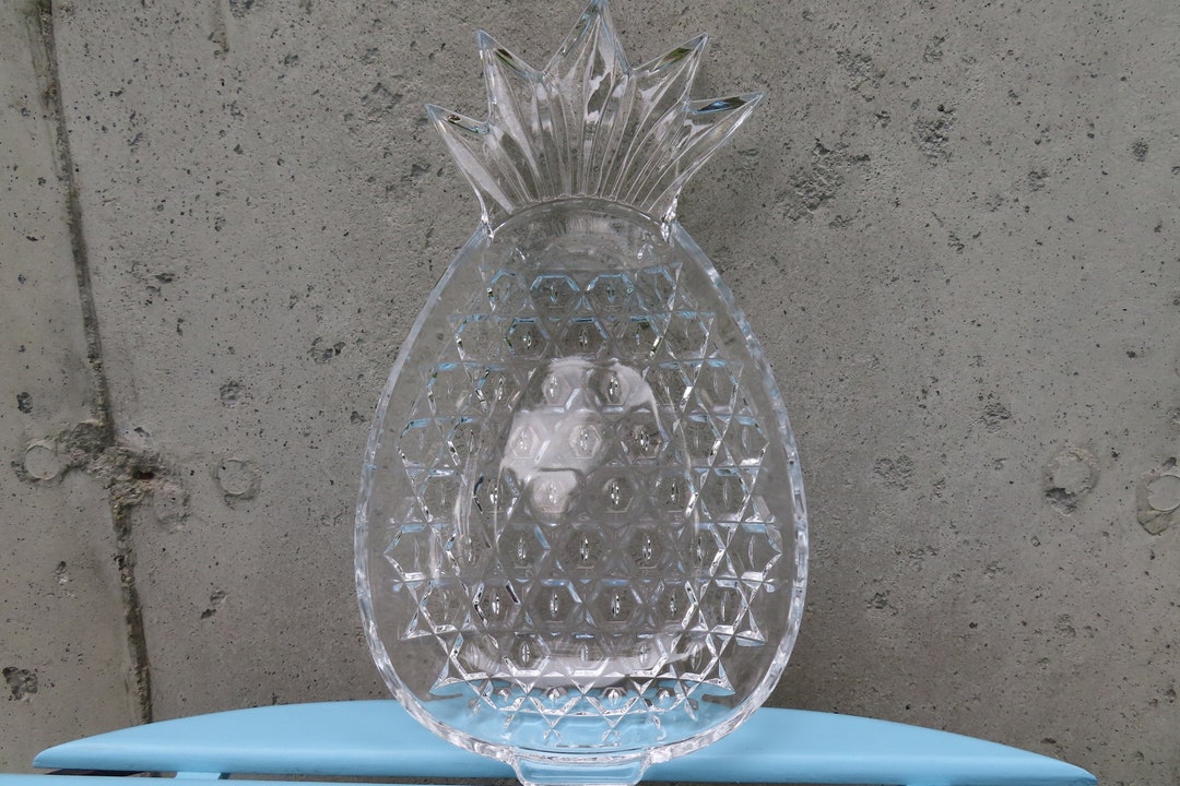 Crystal Pineapple Serving Bowl Etsy