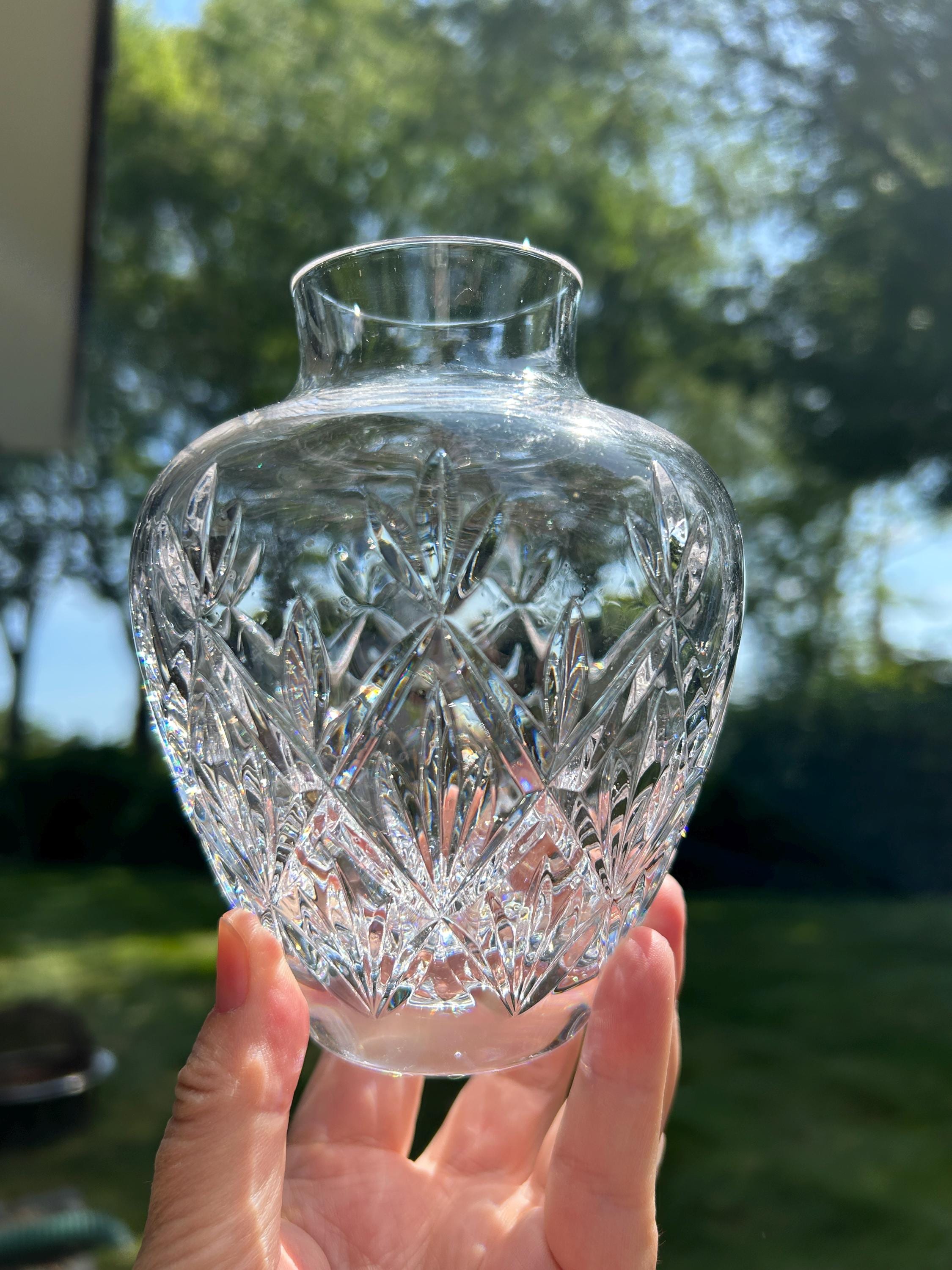 Crystal Vase Tiffanys - Etsy