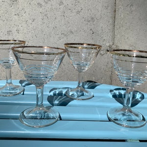 Vintage Mid Century Champagne glasses